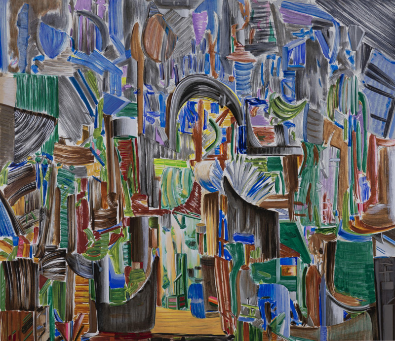 Larry Dinkin - Stage Setting for the Opera Blue Note