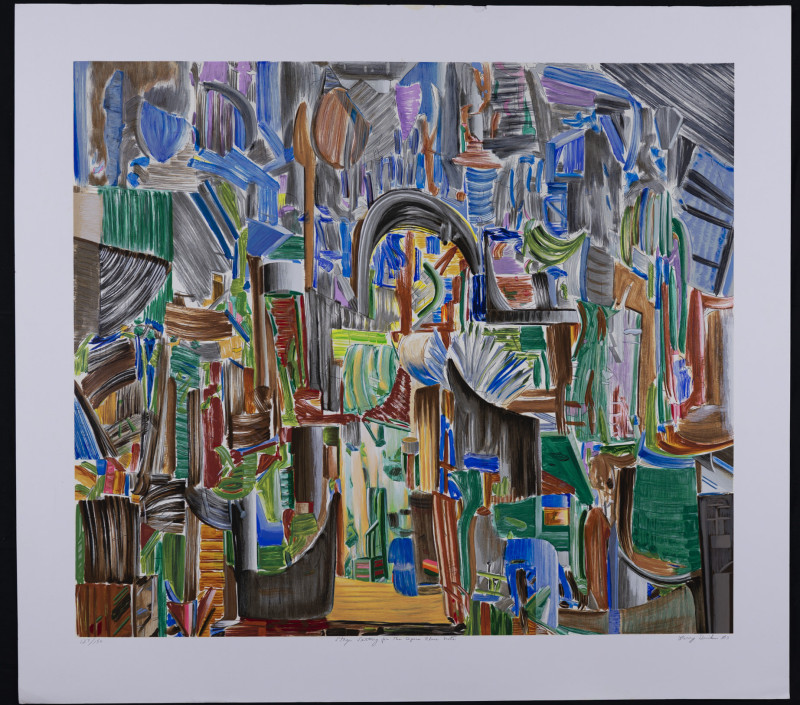 Larry Dinkin - Stage Setting for the Opera Blue Note