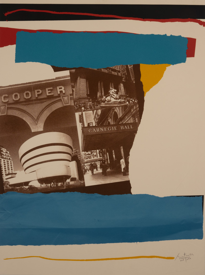 Robert Motherwell - New York Cultural Institutions (from New York, New York, 1982)