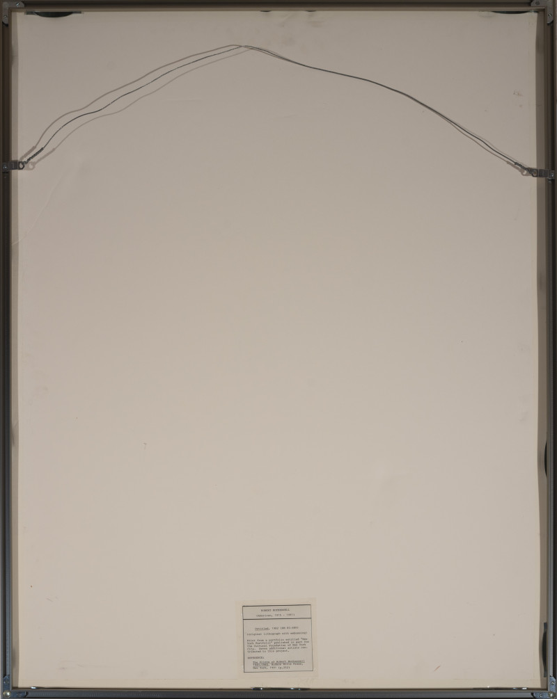 Robert Motherwell - New York Cultural Institutions (from New York, New York, 1982)