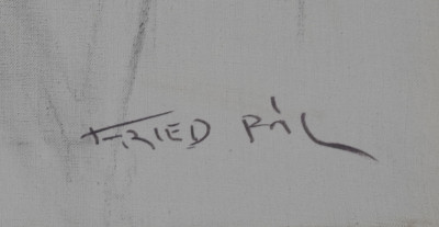 Pál Fried - Untitled (Nude, Black and White III)