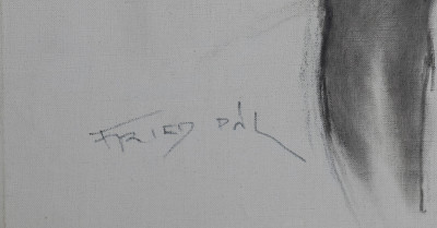 Pál Fried - Untitled (Nude, Black and White VI)