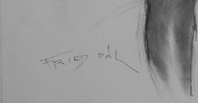 Pál Fried - Untitled (Nude, Black and White VI)