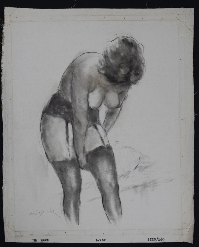 Pál Fried - Untitled (Nude, Black and White VI)