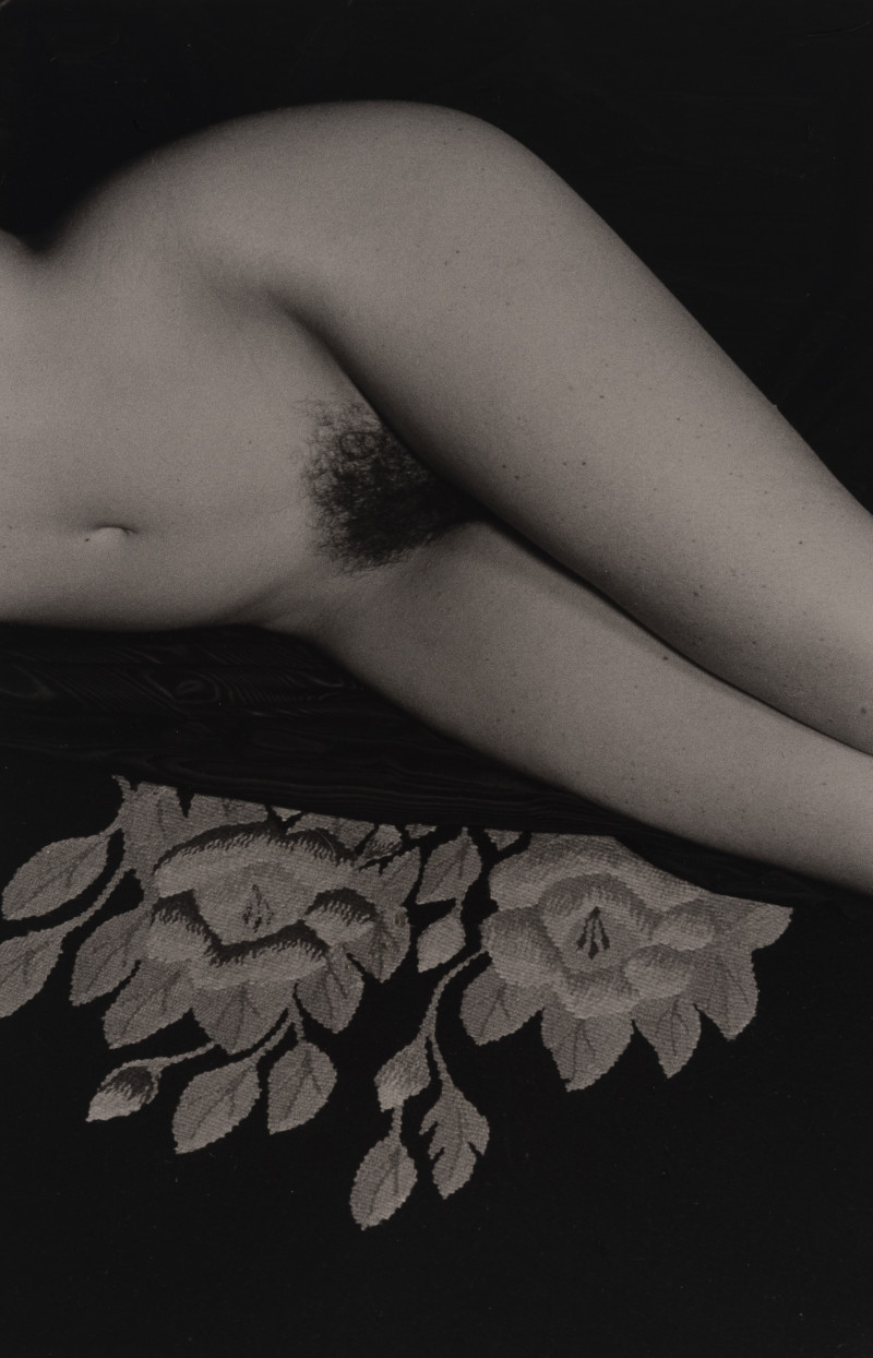 Marie-Claire Montanari - Hip on Flowered Carpet