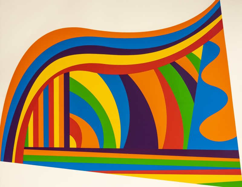 Sol LeWitt - Arcs and Bands in Color