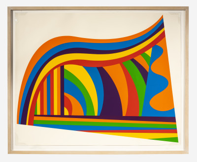 Sol LeWitt - Arcs and Bands in Color