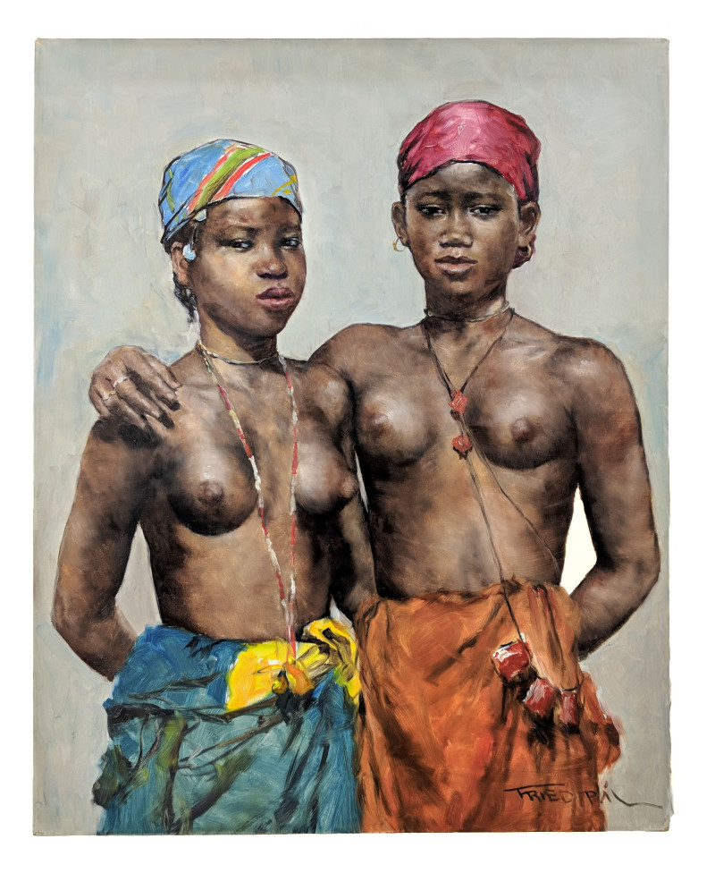 Pál Fried - Two African Women