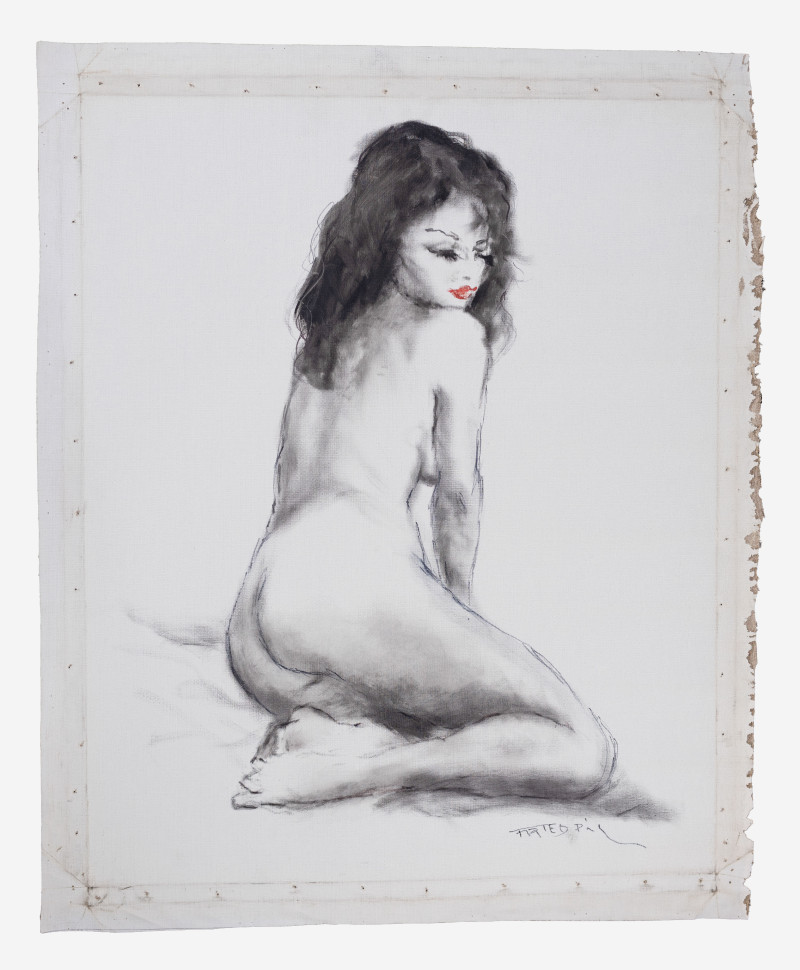 Pál Fried - Untitled (Nude black and white VI)