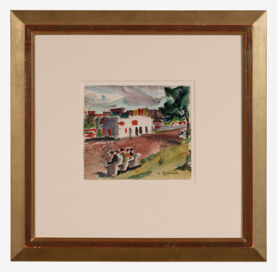 Samuel Grunvald - Three works: Harlem River Drive, The Subway, Horse &amp; Buggy 59th Street