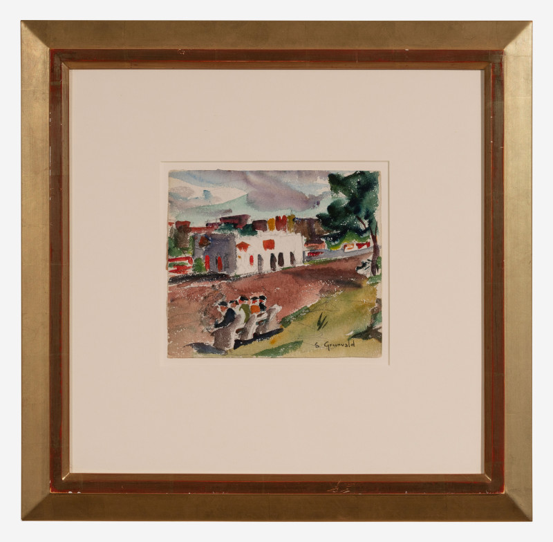 Samuel Grunvald - Three works: Harlem River Drive, The Subway, Horse &amp; Buggy 59th Street