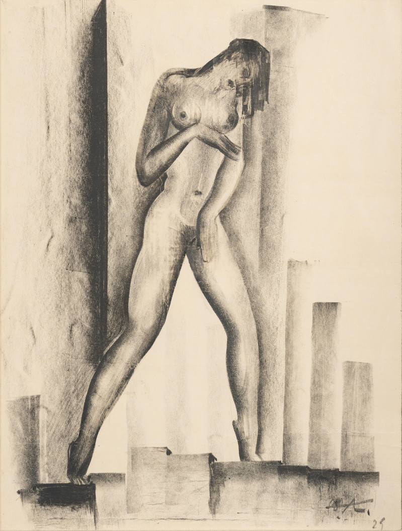 Unknown Artist - Untitled (Standing nude)