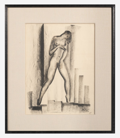Unknown Artist - Untitled (Standing nude)