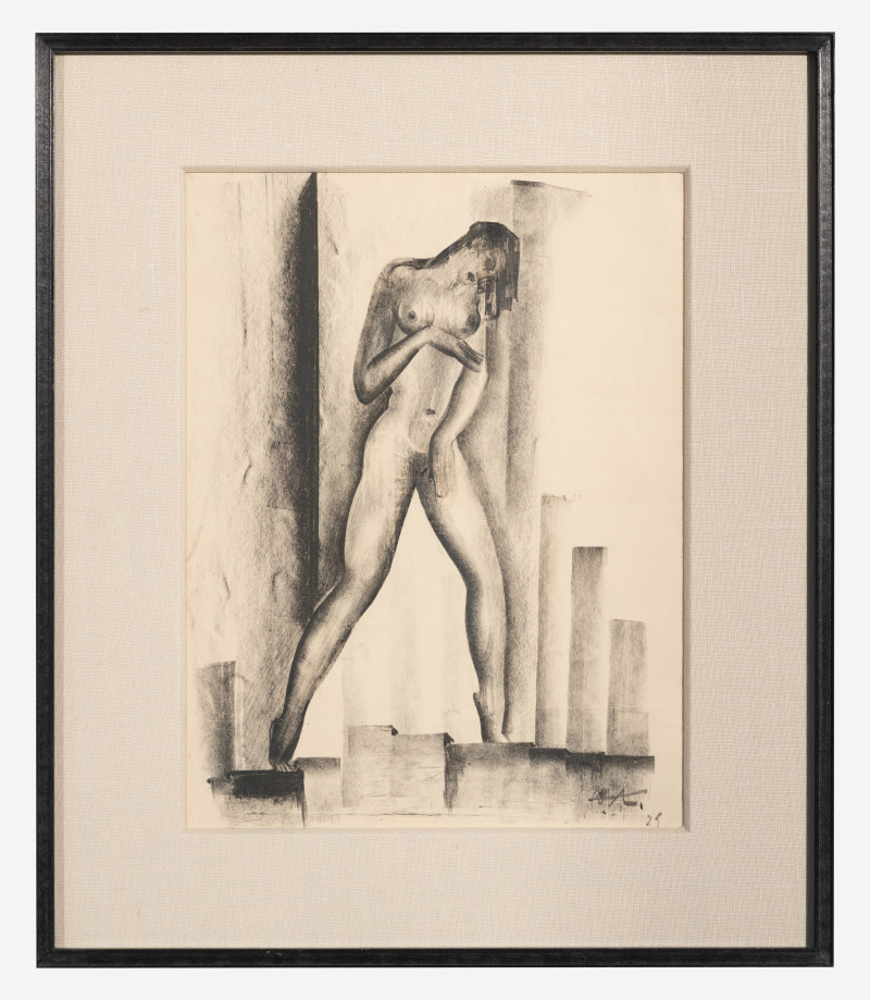 Unknown Artist - Untitled (Standing nude)