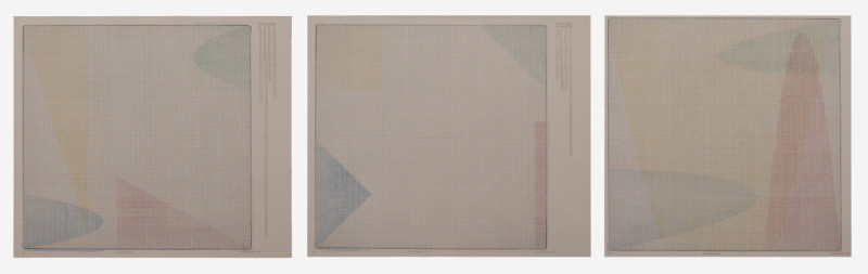 Charles Gaines - Color Regression 1, 2, 3