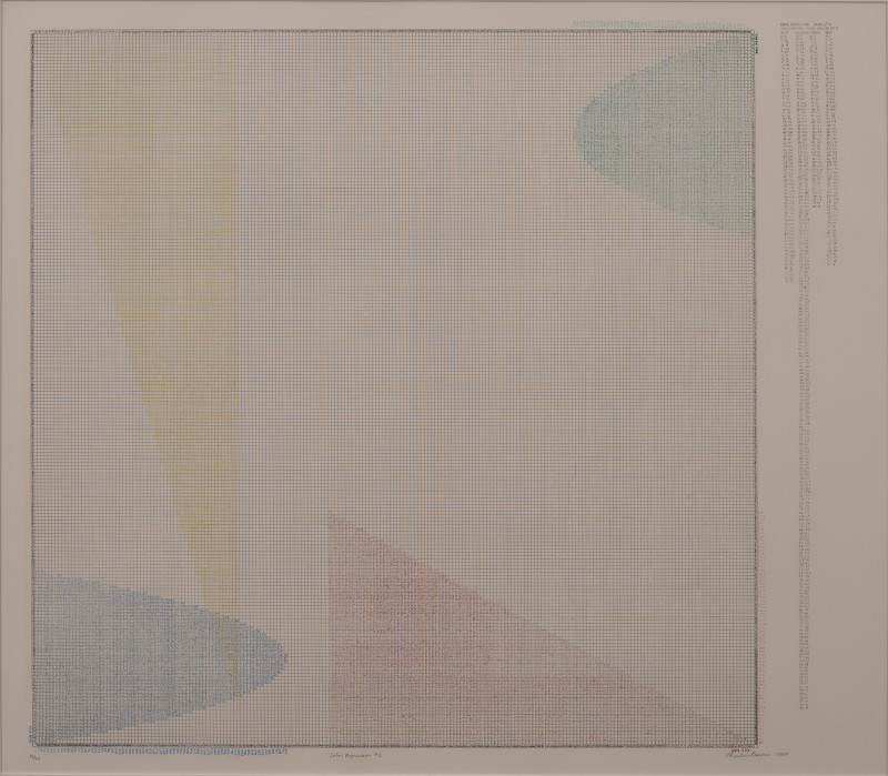 Charles Gaines - Color Regression 1, 2, 3