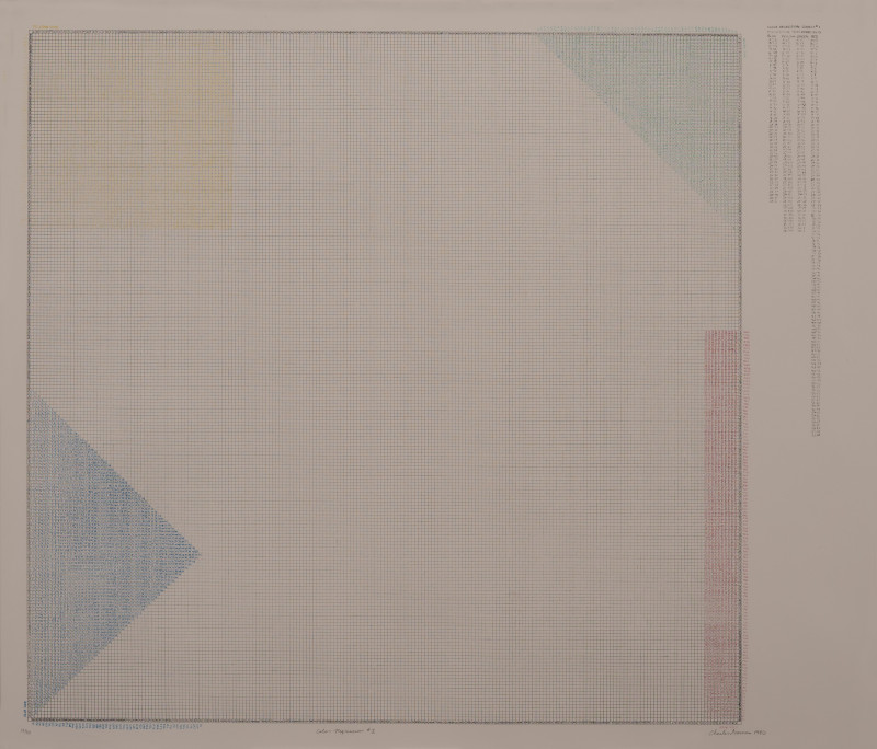 Charles Gaines - Color Regression 1, 2, 3