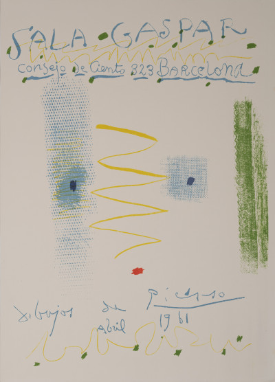 Pablo Picasso - Drawings by Picasso/ Dibujos de Picasso - Sala Gaspar, Barcelona, January-February 1961, April 1961 (4)