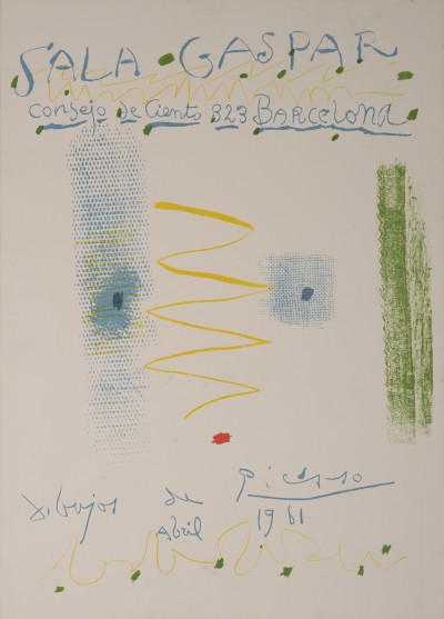 Pablo Picasso - Drawings by Picasso/ Dibujos de Picasso - Sala Gaspar, Barcelona, January-February 1961, April 1961 (4)