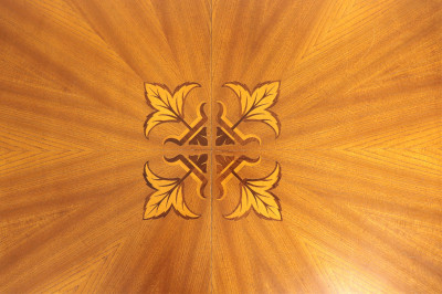 Art Deco Inlaid Extension Dining Table, c 1930