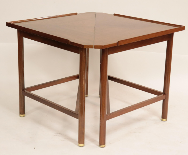 Pair Edward Wormley for Dunbar Triangular Tables