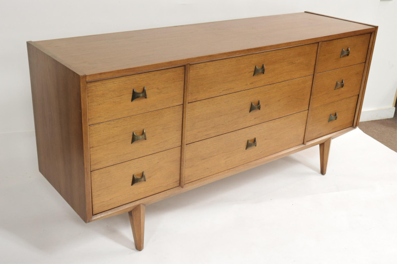 Century Furniture Walnut Dresser, circa 1960
