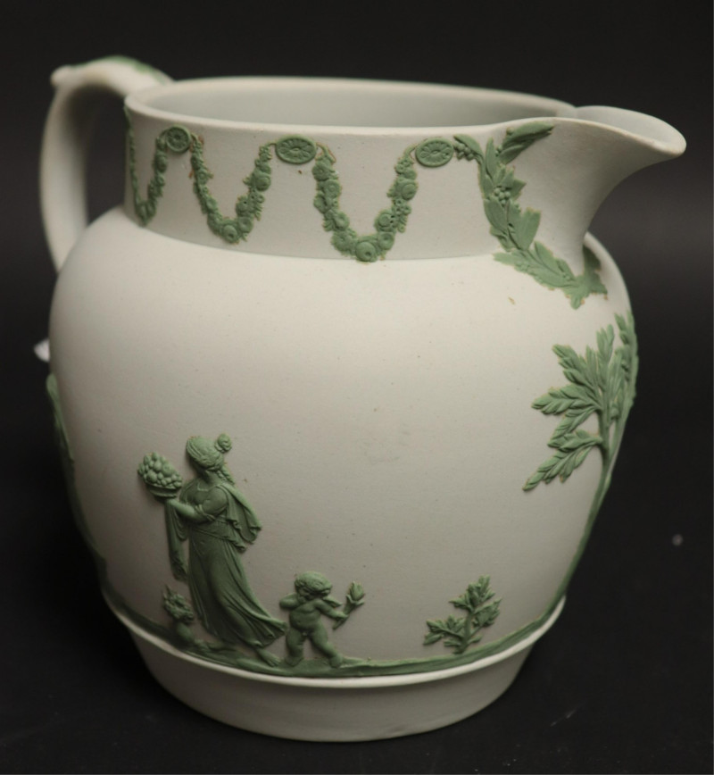 Wedgwood Jasper Dip Cache Pot &amp; Pitcher