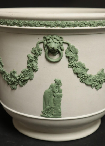 Wedgwood Jasper Dip Cache Pot &amp; Pitcher