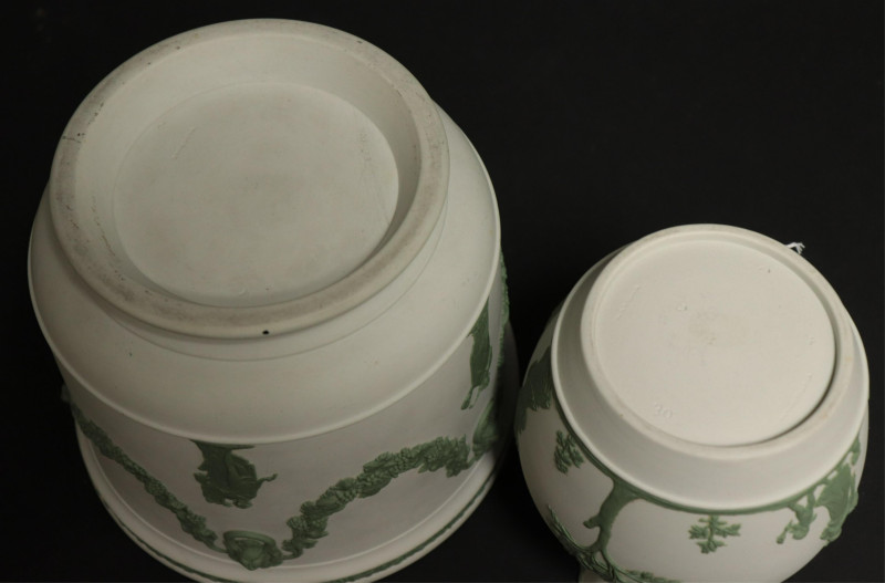 Wedgwood Jasper Dip Cache Pot &amp; Pitcher