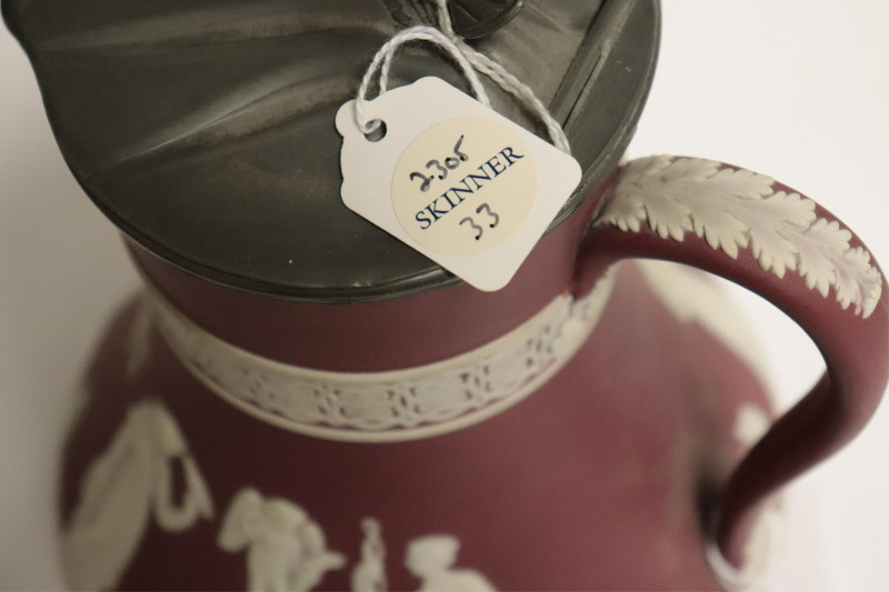Wedgwood Crimson Jasper Dip Etruscan Jug