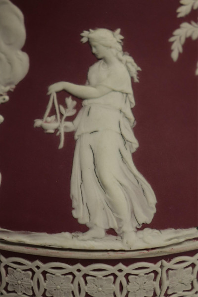 Wedgwood Crimson Jasper Dip Etruscan Jug