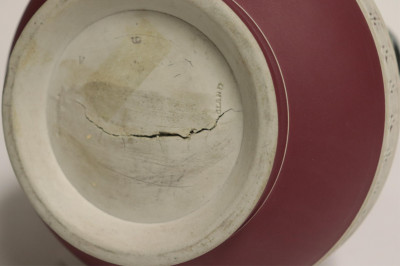 Wedgwood Crimson Jasper Dip Etruscan Jug