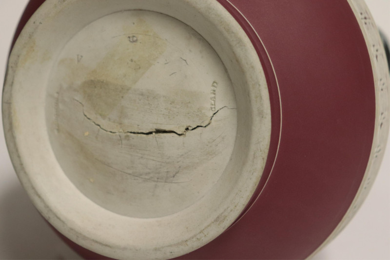 Wedgwood Crimson Jasper Dip Etruscan Jug