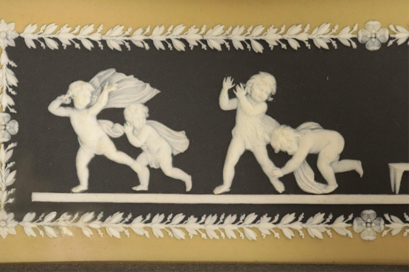 Wedgwood Tri-color Plaque &quot;Blindman&apos;s Bluff&quot;