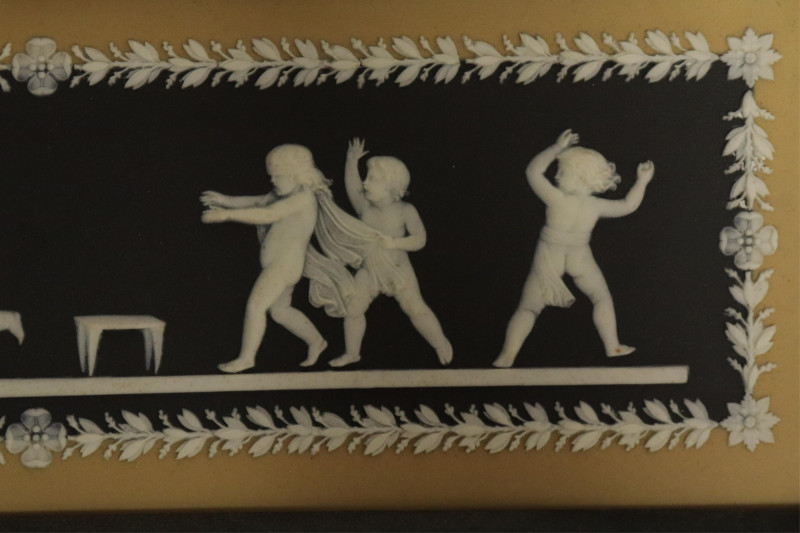 Wedgwood Tri-color Plaque &quot;Blindman&apos;s Bluff&quot;