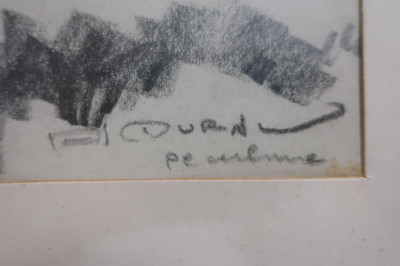 Ari Murnu, 1881-1971, 2 Drawings in Charcoal