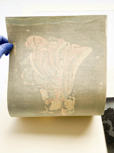 Utagawa Kunisada (Utagawa Toyokuni III) - Romantic Scene by a River, Diptych