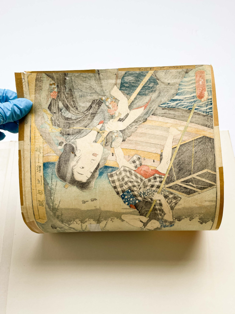 Utagawa Kunisada - The Syllable Wa: for Watashiba