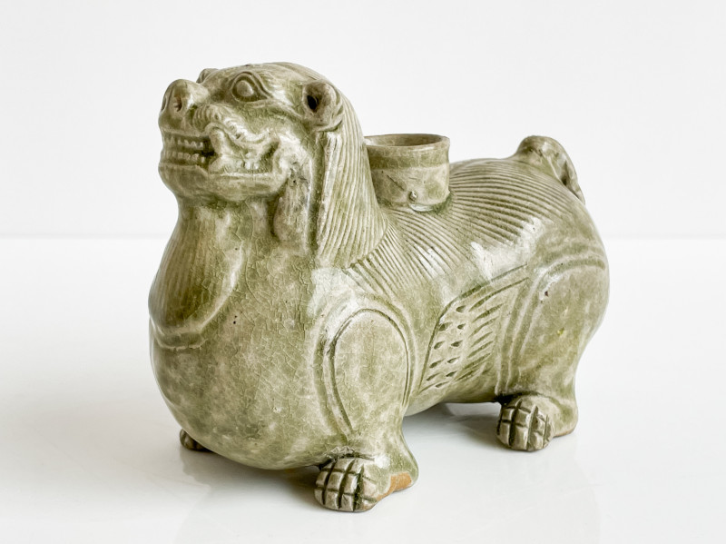 Chinese Yueyao Animal Form Vessel