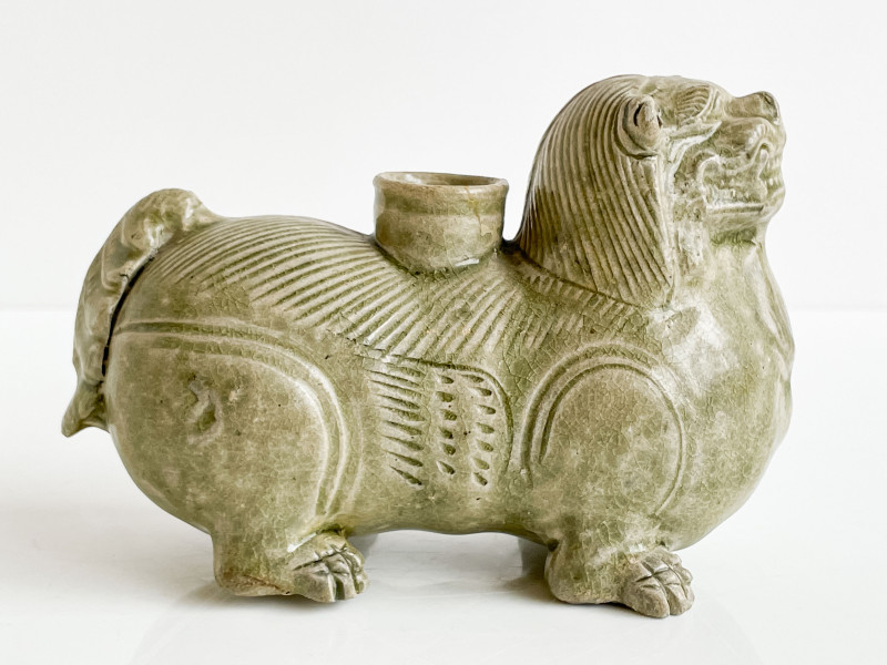 Chinese Yueyao Animal Form Vessel