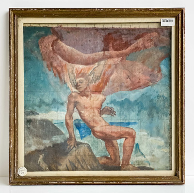 Glyn Philpot - Working Drawing for &apos;The Creation of Man&apos;