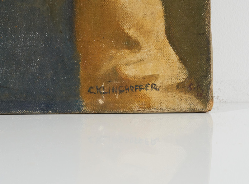 Clara Klinghoffer - Portrait of a Woman with Star of David Pendant