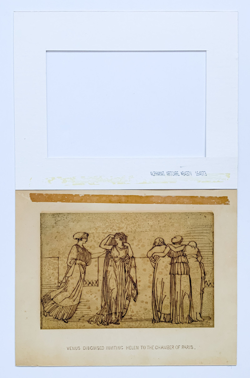 after John Flaxman, R.A. - Venus Disguised Inviting Helen to the Chamber of Paris