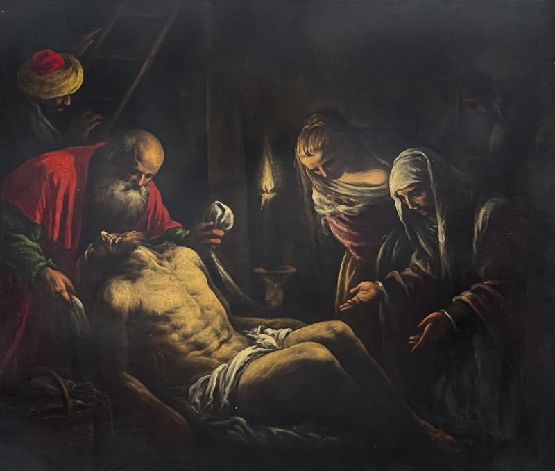 School of Jacopo da Ponte, called Jacopo Bassano - Deposition of Christ