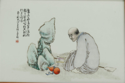 Liu Xiren - Two Porcleain Plaques