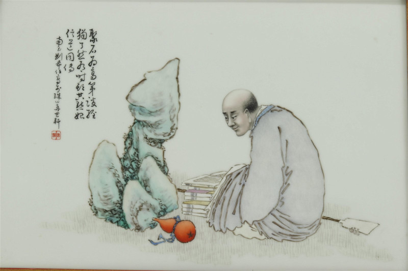 Liu Xiren - Two Porcleain Plaques