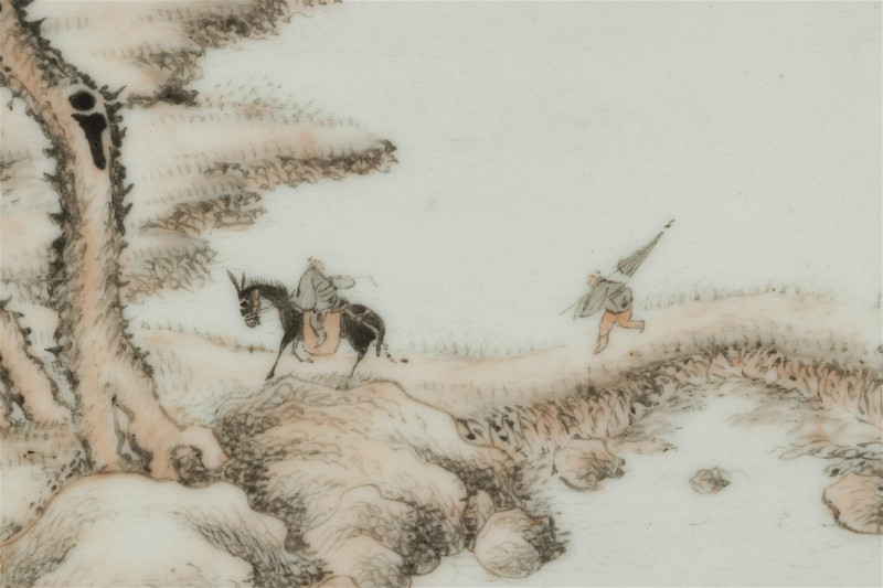 Pair of Chinese Porcelain Plaques