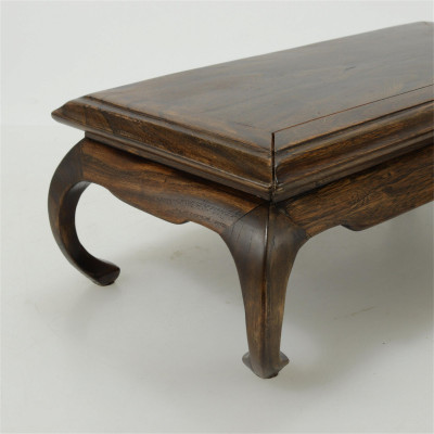 Two Chinese Jichimu Carved Wood Stands