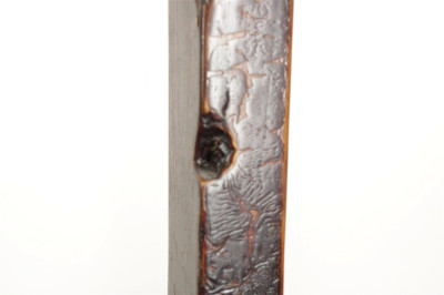 Pair Tall Chinese Style Fixed Shelf Stands