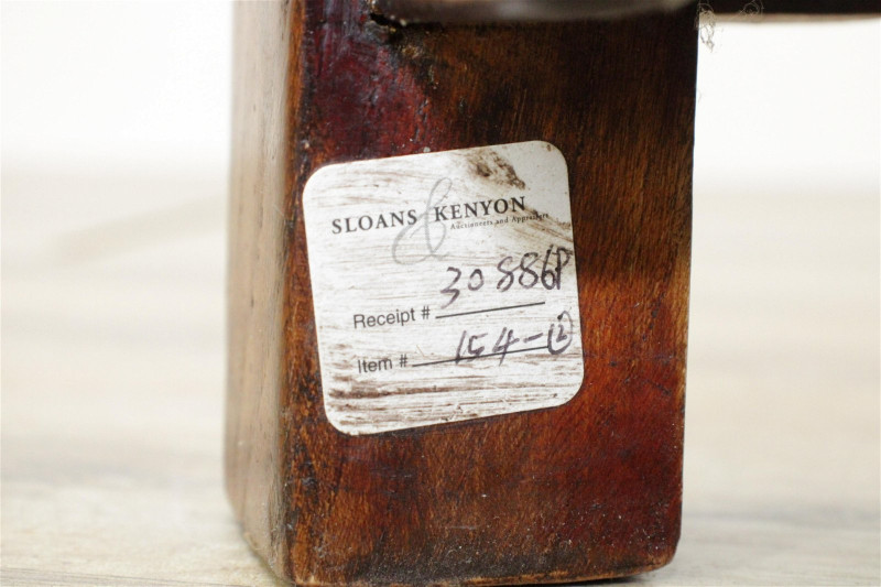 Pair Tall Chinese Style Fixed Shelf Stands